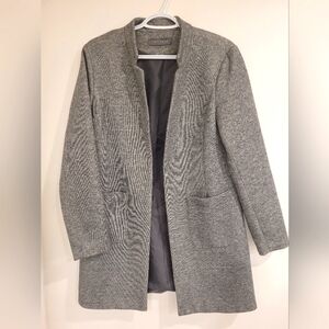 Suzy Shier Blazer, size S, Heather Grey